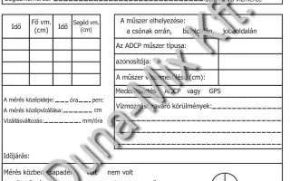 Vízhozam mérés ADCP-vel 1